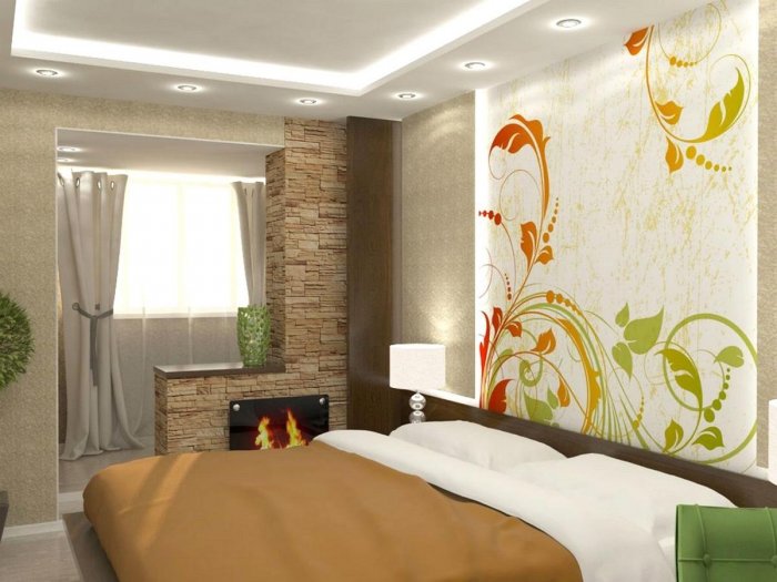 Спальня на балконе