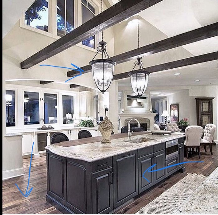 Кухня в частном доме