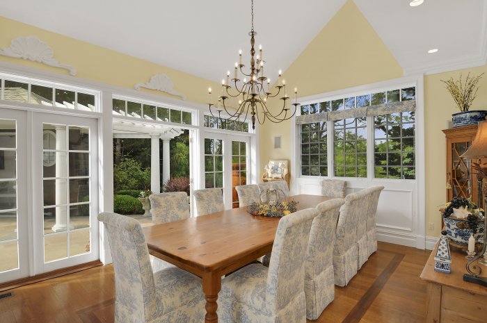 Окна второй свет столовая зона