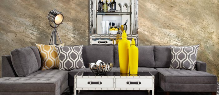 Травертин эффект в интерьере