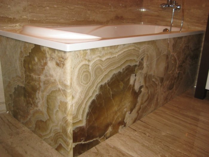 Каменный шпон под Оникс