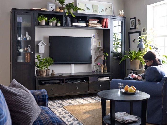 Икеа стенка ХЕМНЭС