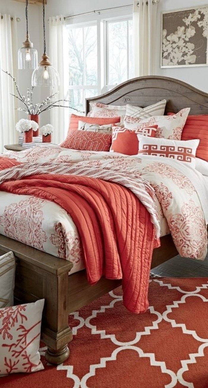 Спальня в средиземноморском стиле розовый кварц