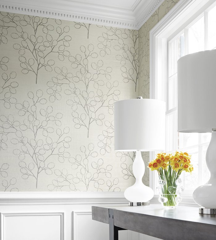 Обойные вставки в интерьере