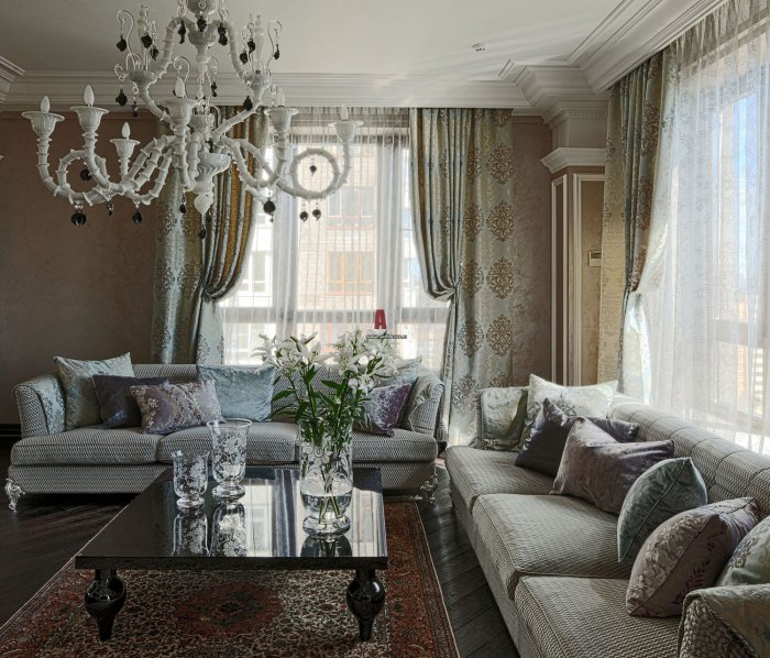 Гостиная сталинский Ампир