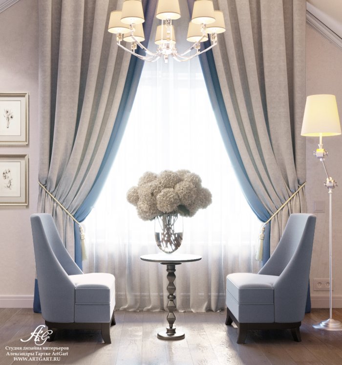 Шторы в стиле Неоклассика