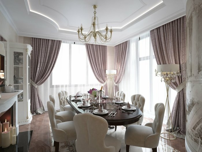 Шторы в столовую и кухню