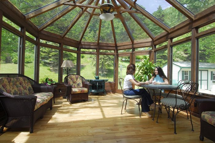 Круглый зимний сад