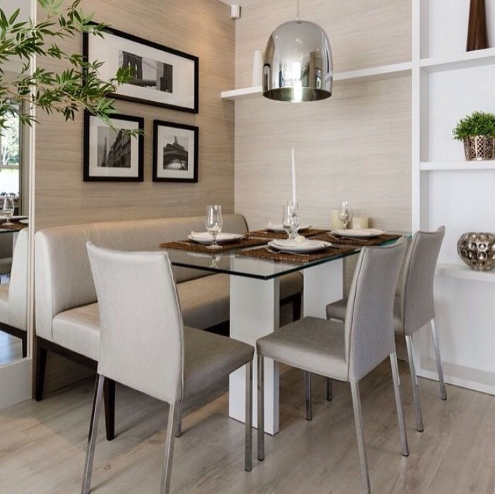 Обеденная зона в нише