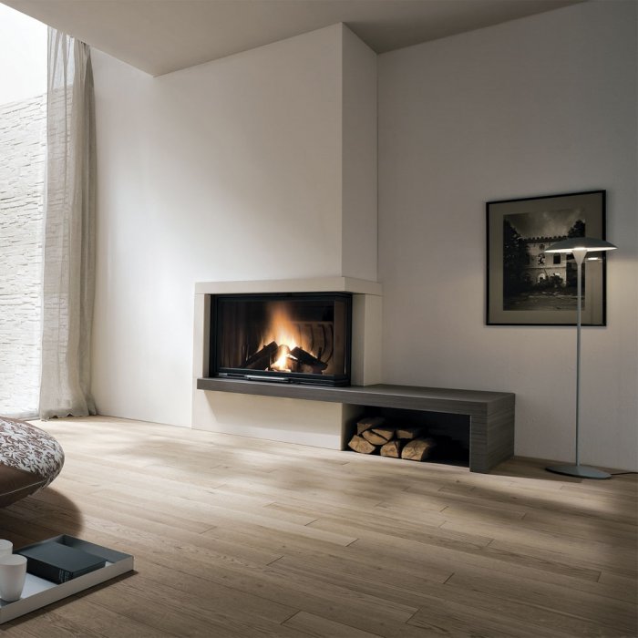 Камин в интерьере