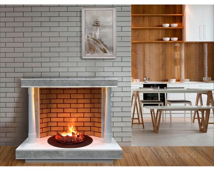 Открытый камин