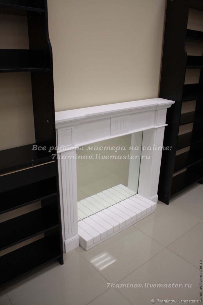 Декоративный камин из гипса