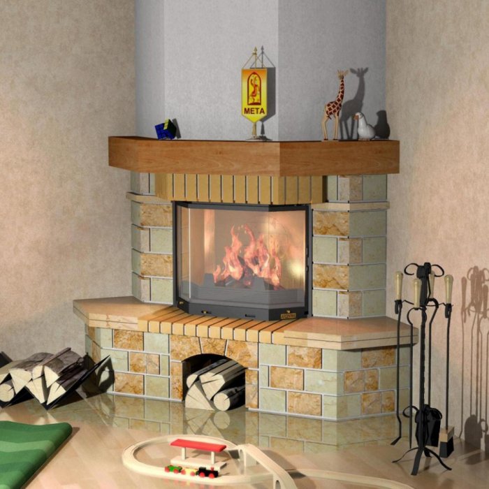 Камины магия огня МЕТА