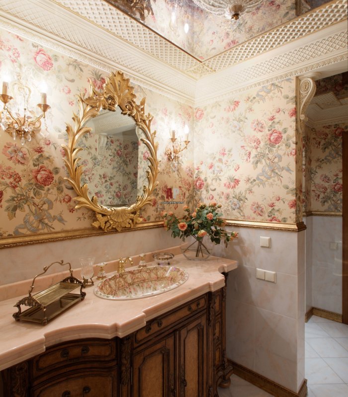 Туалетная комната в стиле Барокко