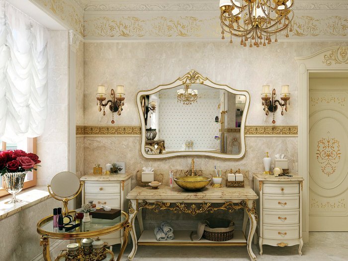 Ванные в стиле Ампир Барокко