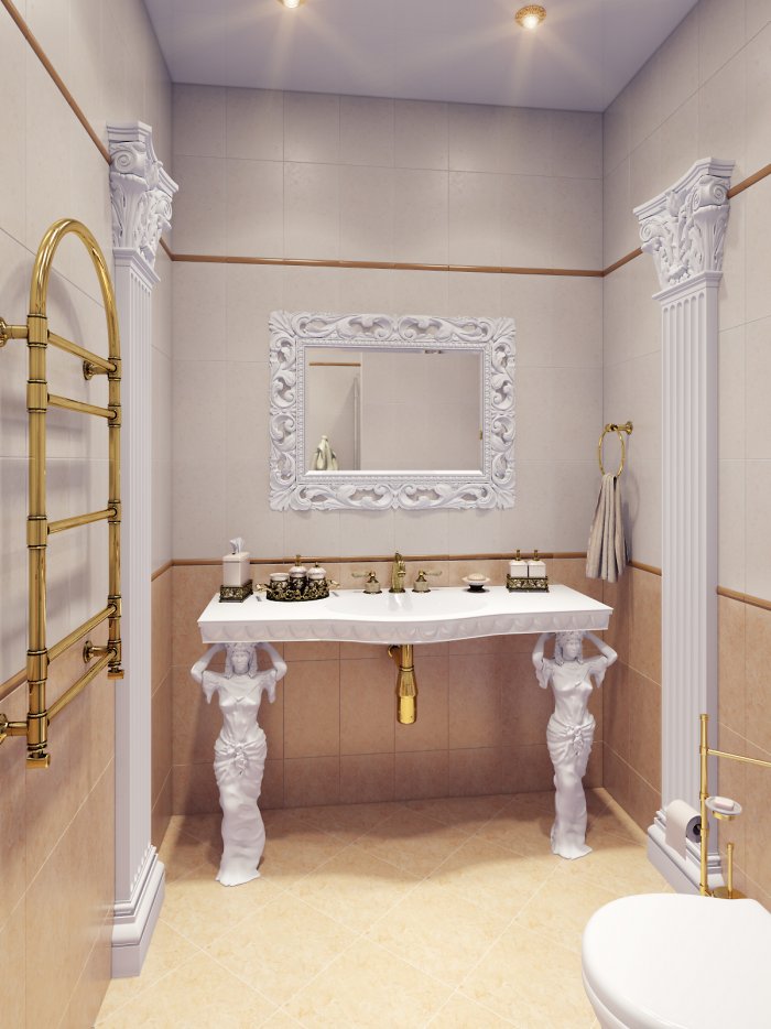 Туалет в стиле Барокко