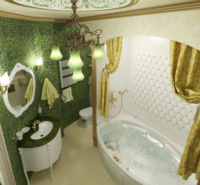 Ванная комната в стиле Ампир