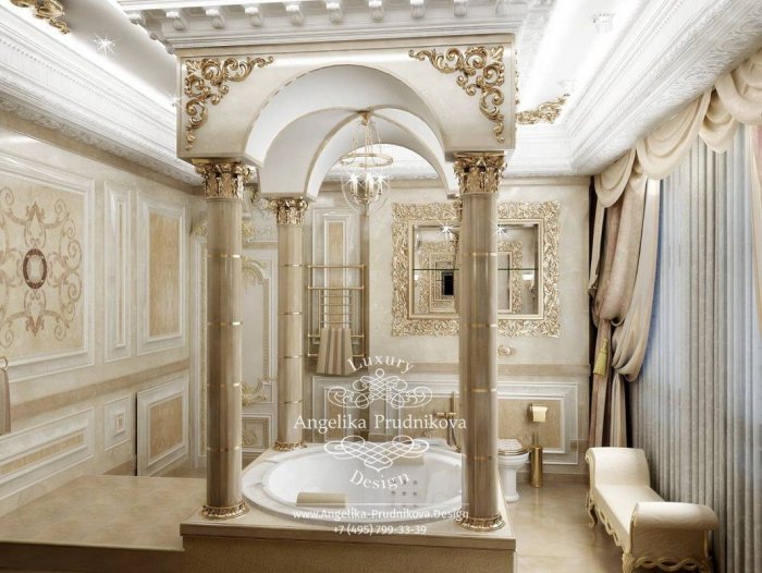 Ванна в дворцовом стиле