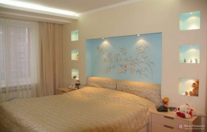 Спальня с нишами