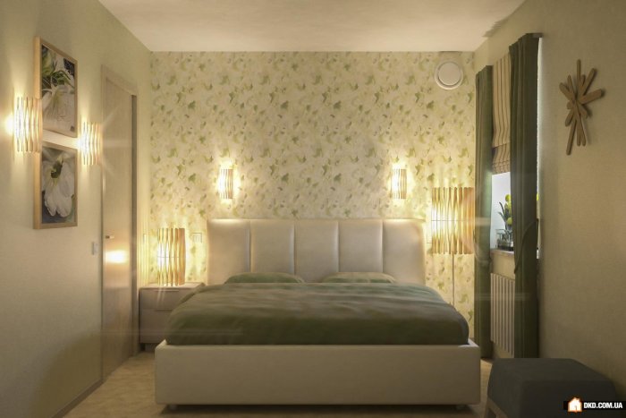 Светильник в маленькую спальню настенный