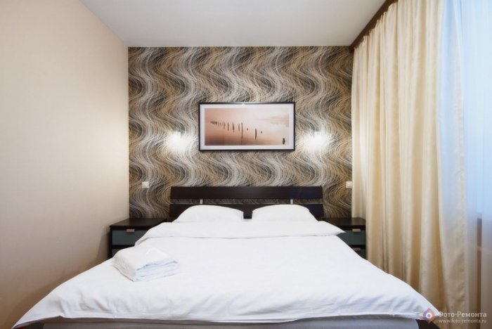 Обои в спальню хрущевка