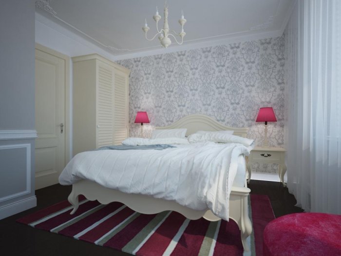 Обои в интерьере маленькой комнаты