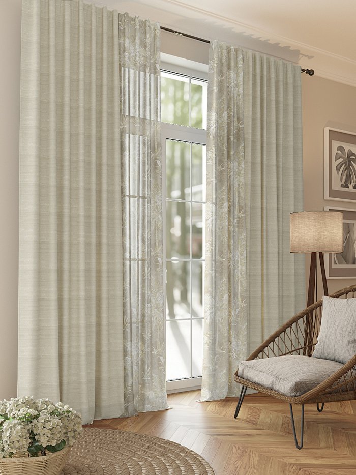 Комплект портьер ТОМДОМ вайноло 280