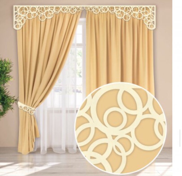 Ажурный ламбрекен