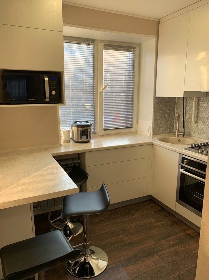 Кухня на 5 квадратных метрах в хрущевке