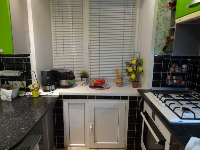 Окно кухня хрущевка