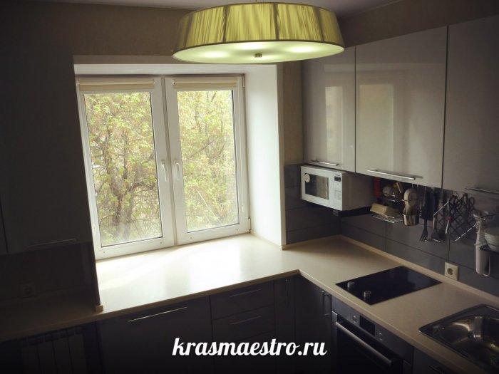 Окно на кухне в хрущевке