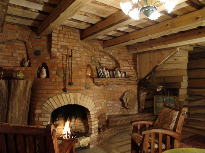 Баня в стиле средневековья