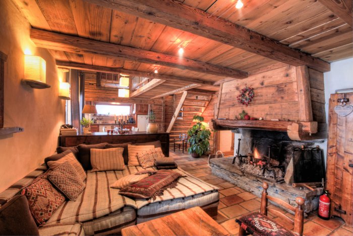 Уютные интерьеры в стиле Шале