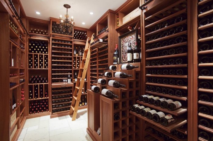 Винный погреб в стиле лофт