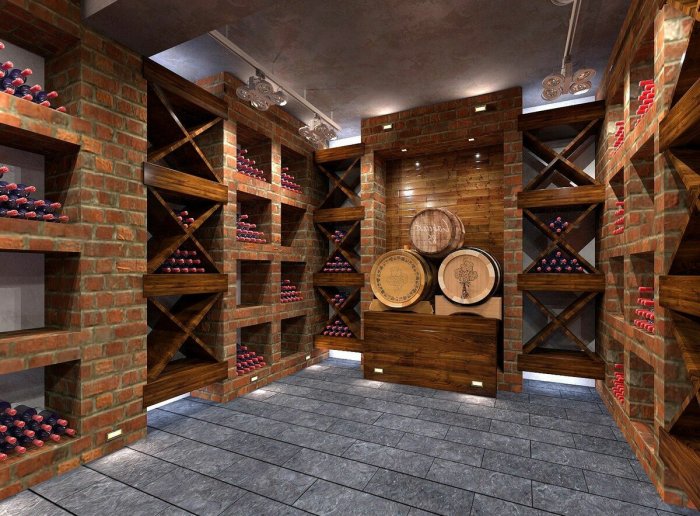 Частный винный погреб