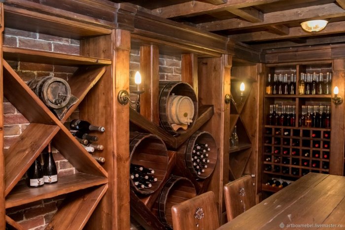 Деревянный погреб