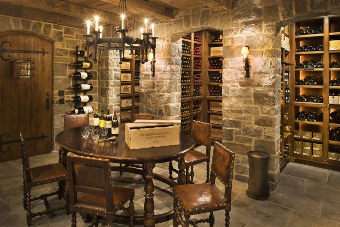 Отделка погреба