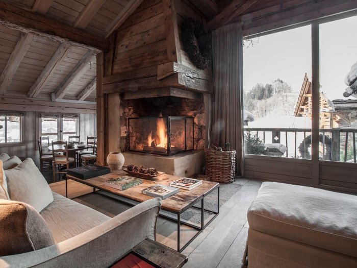 Альпийский домик Шале интерьер