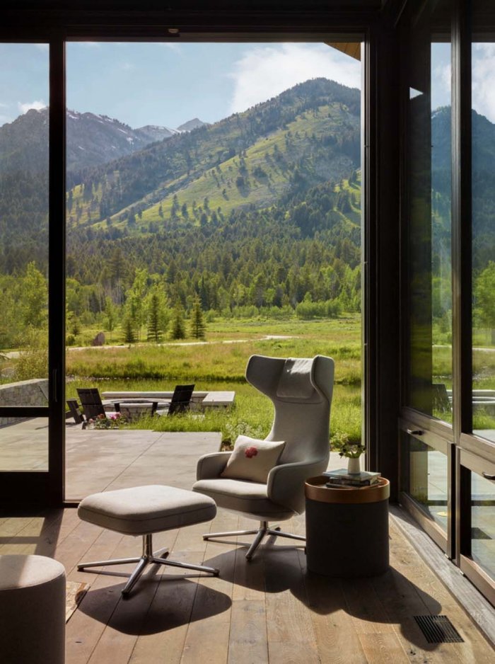 Домик в горах интерьер