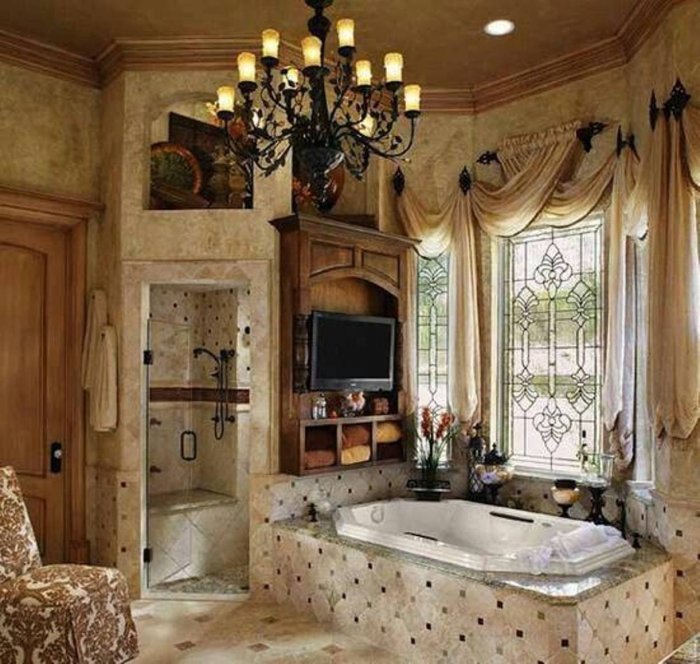 Ванная в готическом стиле