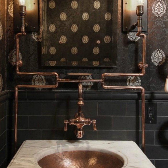 Интерьер Индустриальный стиль стимпанк