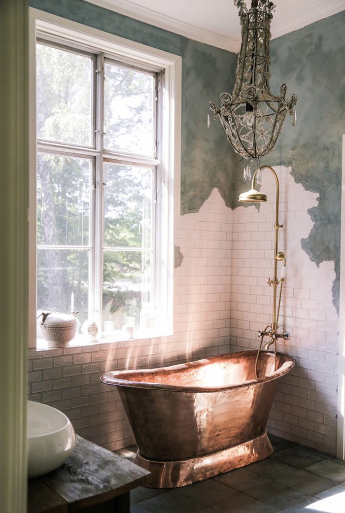 Ванная в старинном стиле