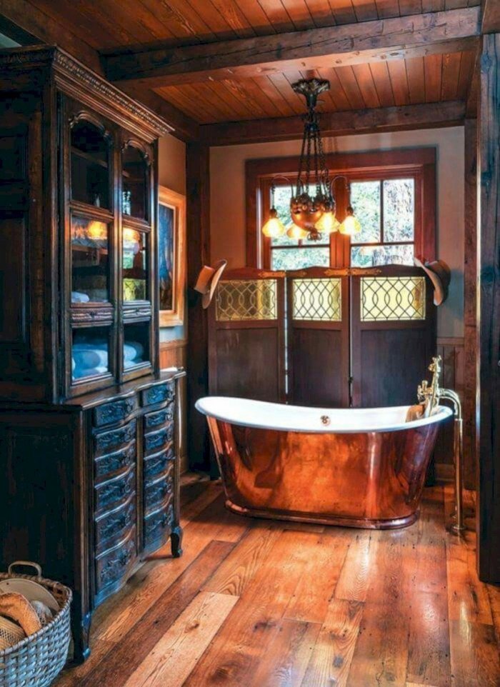 Ванная в старинном стиле
