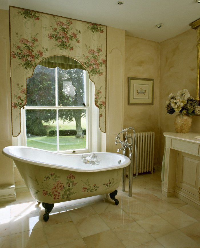 Ванная в винтажном стиле