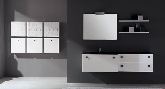 Мебель в ванну в стиле Минимализм