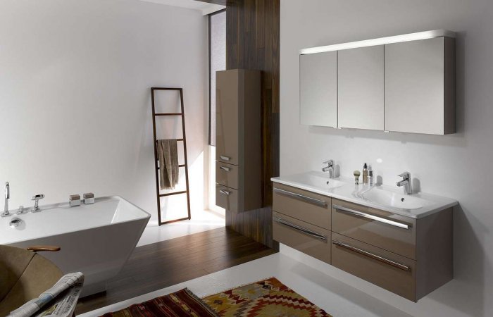 Мебель в ванную в современном стиле
