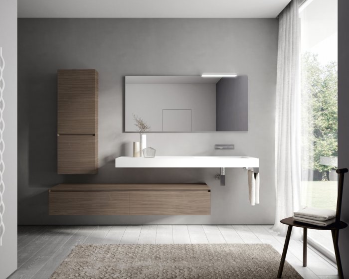 Современные зеркальные шкафы в ванную