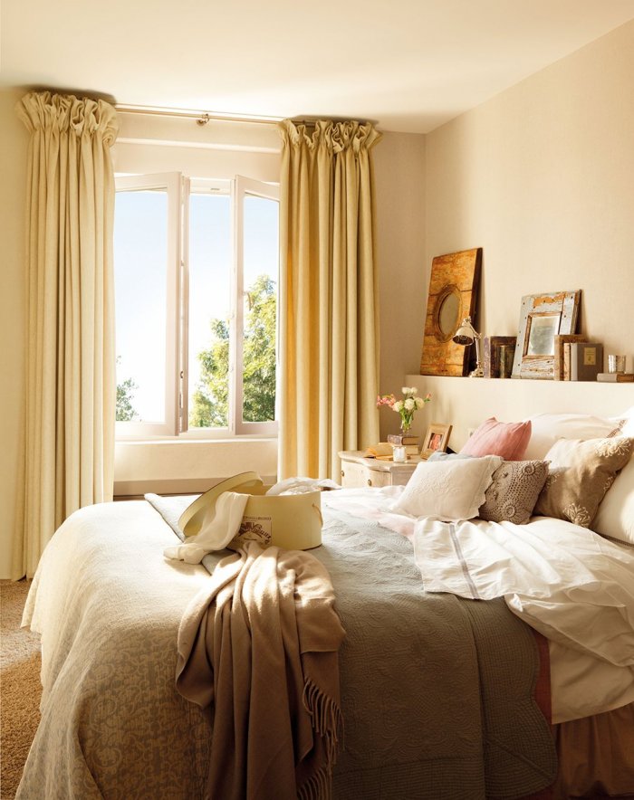 Уютная спальня в хрущевке