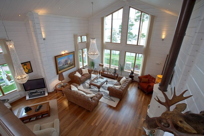 Освещение в финском доме