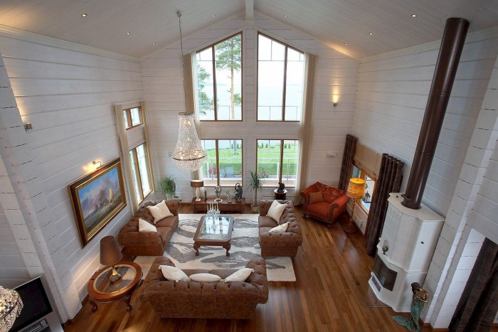 Финский дом интерьер